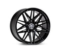 Vossen HF-7 23x10 / 5x120 / ET32 / Mid Face / 72.56 - Gloss Black Wheel