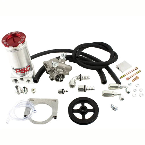 POWER STEERING PUMP & REMOTE RESERVOIR KIT FOR TOYOTA 22RE CONVERSION