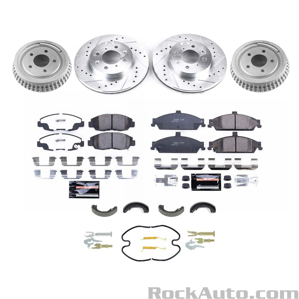 Power Stop 2000 Honda Civic Front and Rear Z23 Evolution Brake Kit