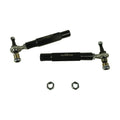 67 CAMARO/FIRBIRD TRACKER ADJ TIE ROD ENDS 7.625IN SLEEVE BLACK ECOATED SET