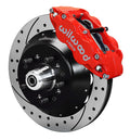 Wilwood Narrow Superlite 6R Front Hub Kit 14.00in Drill Red WWE ProSpindle