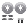 R1 Concepts Brake Rotor- Carbon Coated with Ceramic Pads Hdw Fits Ford F-150
