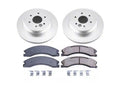 Power Stop 16-18 Nissan Titan XD Rear Z17 Evolution Geomet Coated Brake Kit