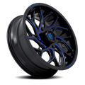 D779 24X7 4X156 G-BLK-MILL-RD 13MM