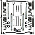 20C WRANGLER JLU 4DR 4.5IN ALUM SYS STAGE 1 W/ PB+J LOWER MID ARMS FRONT & RE