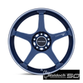 MOTEGI MR159 18X9.5 5X100 OB-BLU MCH 38MM - MR159LD18955M38
