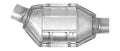CATALYTIC CONVERTER UNIVERSAL OBDII