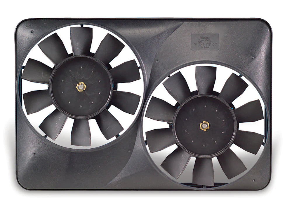 FAN ELECTRIC 8 5/8IN DUAL SHROUDED PUSHER OR PULLER SCIROCCO RADIATOR W/O CONTRO