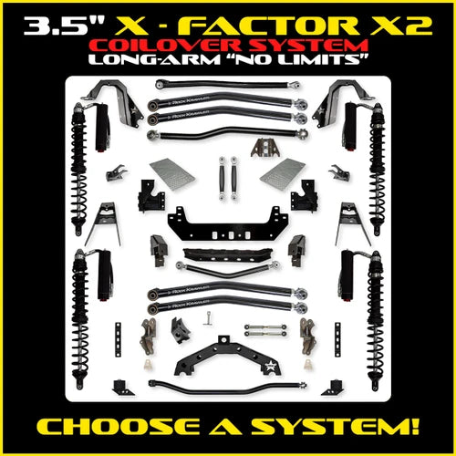 18C WRANGLER JL 2DR 3.5IN TRAIL RUNNER LONG ARM SUSPENSION W/ FAST CD ADJUSTERS