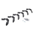 0414 F150 RB30 SLIM LINE RUNNING BOARDS KIT PROTECTIVE BEDLINER COATING