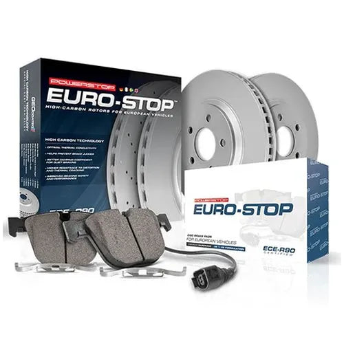 Power Stop 13-14 BMW 328i xDrive Front & Rear Euro-Stop Brake Kit