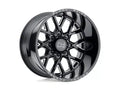 SLIDE 24x9.5 6x114.30/6x139.70 GLOSS BLACK W/ CLEAR COAT (25 mm)