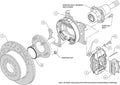 Wilwood Forged Dynalite P/S Park Brake Kit New Big Ford 2.36in Offset