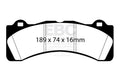 EBC Racing Brembo XA5.71.M2 RP- X Race Brake Pads