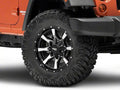 MO970 18x9 5x127.00/5x139.70 GLOSS BLACK W/ MACHINED FACE (18 mm)