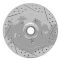 DFC 99-04 Ford Expedition Front Right Drilled & Slotted Geoperformance Rotor