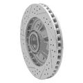 DFC 99-04 Ford Expedition Front Right Drilled & Slotted Geoperformance Rotor