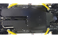 Rock Hard 4x4 Aluminum Complete Bellypan Skid Plate System w Dual Crossmembers for 2.0L Jeep Wrangler JL 4DR 2018 - Current [RH-90552]