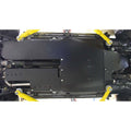 Rock Hard 4x4 Aluminum Complete Bellypan Skid Plate System w Dual Crossmembers for 2.0L Jeep Wrangler JL 4DR 2018 - Current [RH-90552]