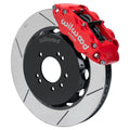 Wilwood 99-02 Nissan Skyline Superlite 6R Front BBK w/ 14in Slotted Rotors & Flexlines - Red