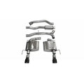 3.0 Inch Cat-Back Sport Dual Rear Exit Exhaust 4.0 Inch Black Tips 13-19 Cadillac ATS Sedan/Coupe Auto Trans 2.0L Turbo Stainless Steel Corsa Performance