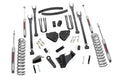 1x 760754 8 Inch Lift Kit 4 Link RR Springs V2 Ford Super Duty (05-07)