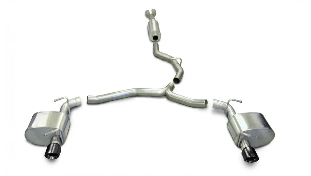 CORSA Performance black cat-back exhaust