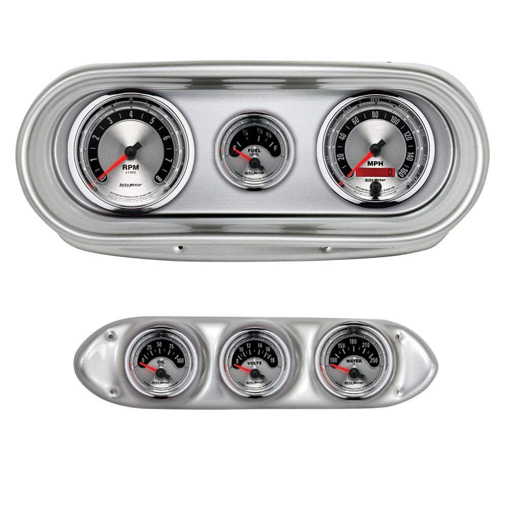 6265 NOVA DIRECT FIT DASH KIT TACH/MPH/FUEL/OIL P/WTMP/VOLT AMERICAN MUSCLE