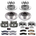 Power Stop 00-02 Ford E-450 Econoline Super Duty Autospecialty Kit w/ Calipers - Front and Rear