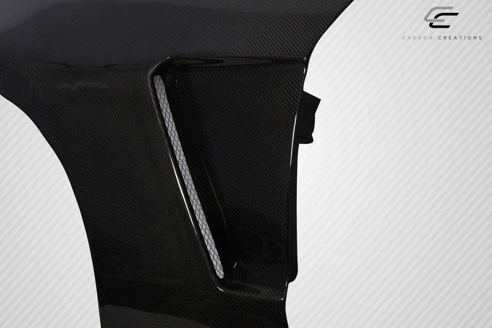 2010-2014 Ford Mustang Carbon Creations GT350 V2 Look Front Fenders - 2 Piece