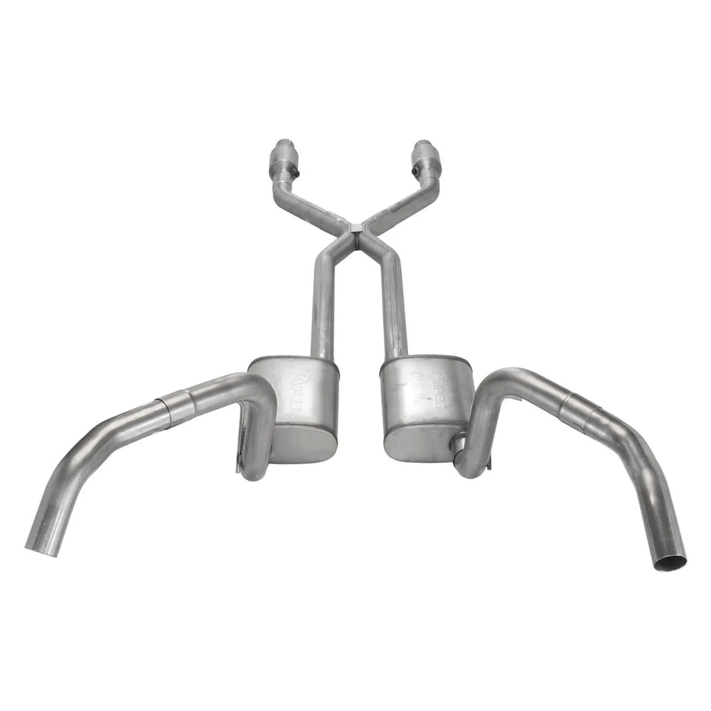 ~(60 lbs. 60X14X14)~ 1975-79 Nova 2.5IN Crossmember Back w/ Xpipe Exhaust System SP