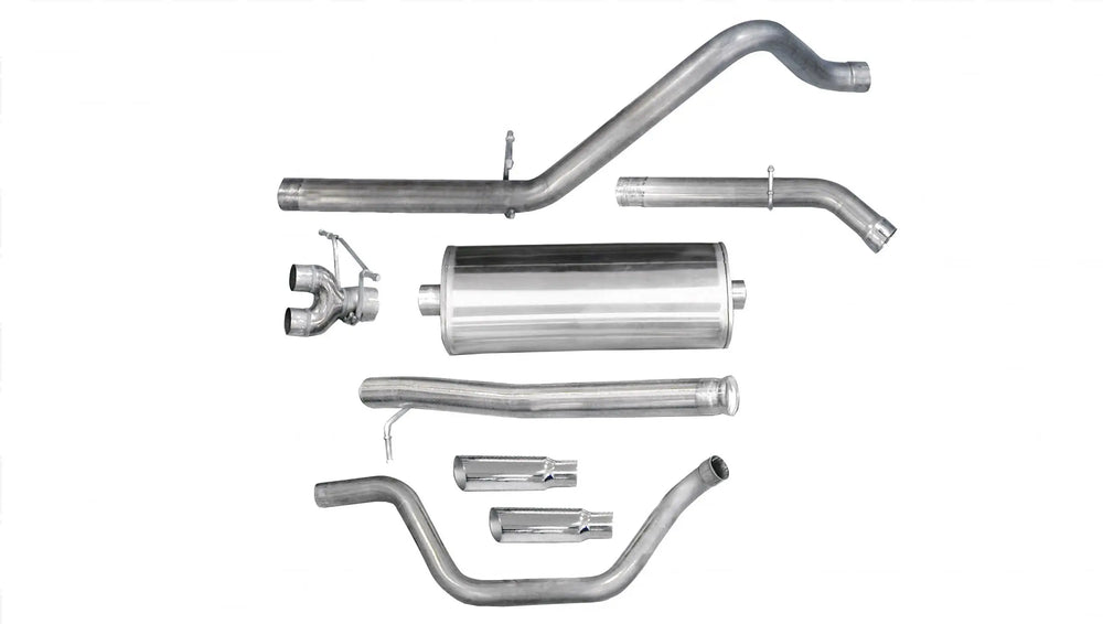 CORSA Performance silver cat-back exhaust