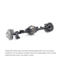 ~(600 lbs. 84X24X24)~ Pro Rock 62 Front Axle Assembly 8x6.5 Eaton ELocker4 4.56 RandP 68.5 Width- 2007-2018 Jeep JK
