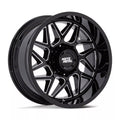 MO812 20X9 5X5.5 20MM GLOSS BLACK MILLED