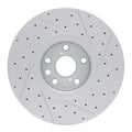 R1 06-20 Lexus Gs350 Left Front Drilled & Slotted Geo-Carbon Rotor