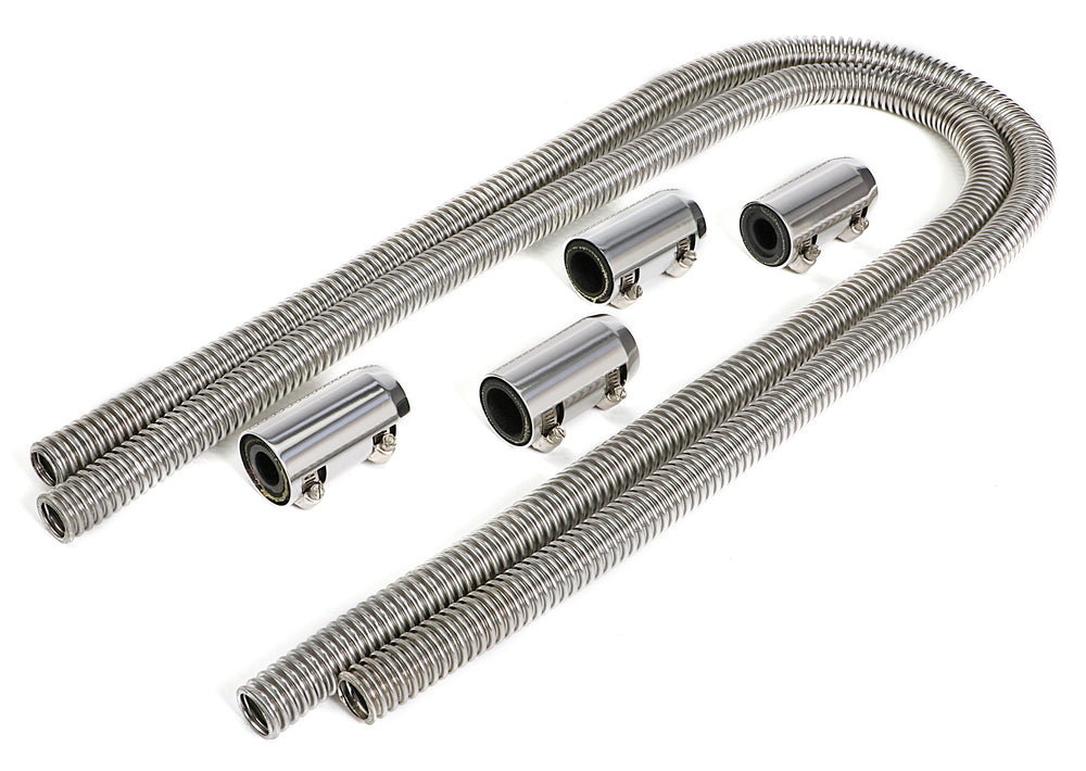 POLISHED S.S. HEATER HOSE