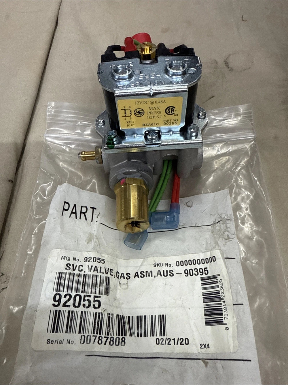 S VALVE GAS ASM AUS-90395