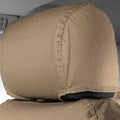 CUSTOM SEAT SAVER SECOND ROW POLYCOTTON TAUPE