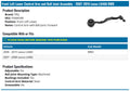 CONTROL ARM W/ BALL JOINT