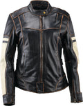 Kuryakyn Leather By River Road Race Leather Jacket Black Womens - Medium