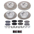Power Stop 18-20 Hyundai Elantra GT Front and Rear Semi-Coated Rotor Kit