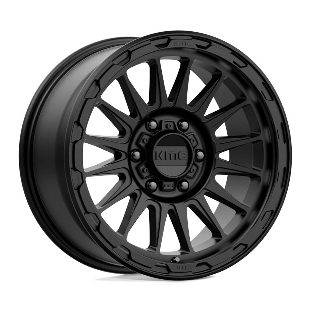 ~(34 lbs. 21X21X12)~ IMPACT 18x9 6x114.30 SATIN BLACK (18 mm)