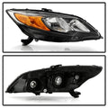 1415 CIVIC COUPE ONLY (EX SEDAN) PASSENGER SIDE HEADLIGHT OEM RIGHT