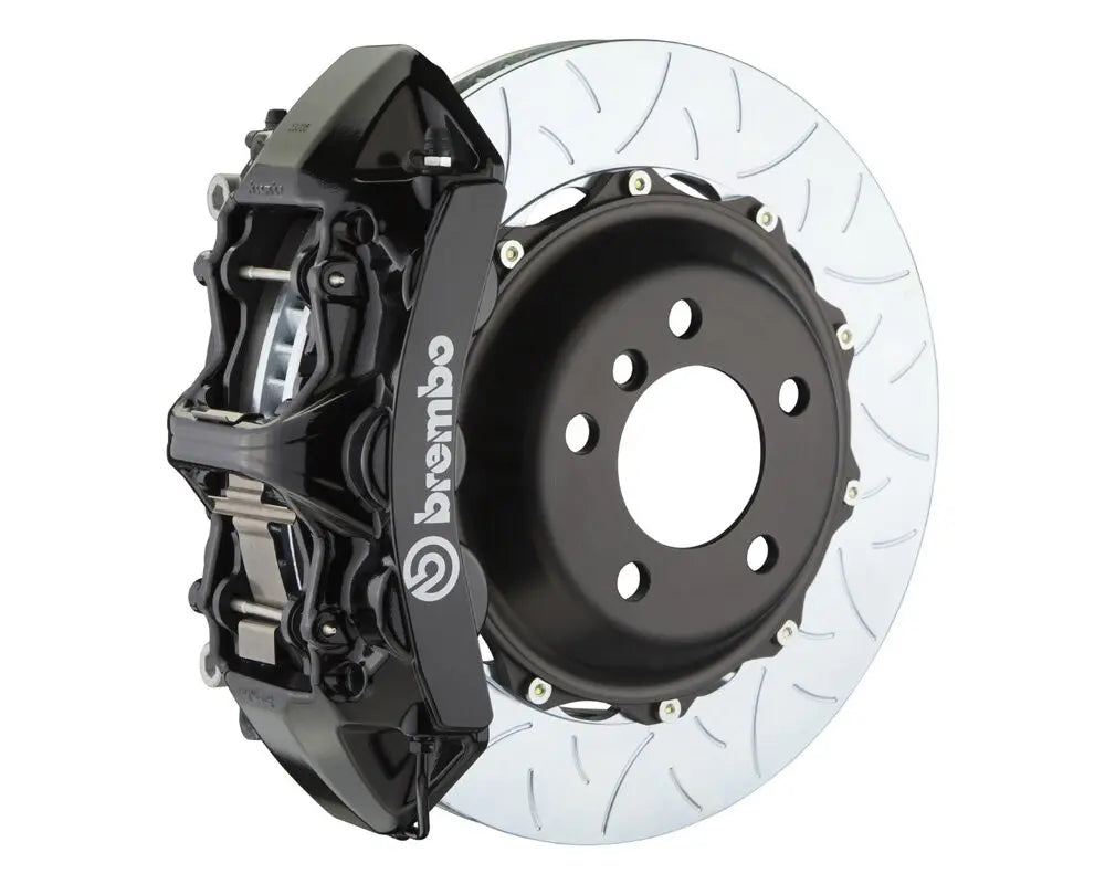 Brembo 12-19 Range Rover Evoque Front GT BBK 6 Piston Cast 380x32 2pc Rotor Slotted Type-3-Silver