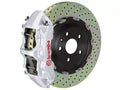 Brembo 20+ Corvette C8/C8 Z51 Front GT BBK 6 Piston Cast 380x34 2pc Rotor Drilled-Silver