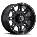 Aluminum Wheels 20x9 Raptor 981 Matte Black 30 Offset 6 on 135 Bolt Pattern 87 Bore Raceline