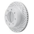DFC 03-08 Dodge Ram 3500 Front Right Drilled & Slotted Geoperformance Rotor