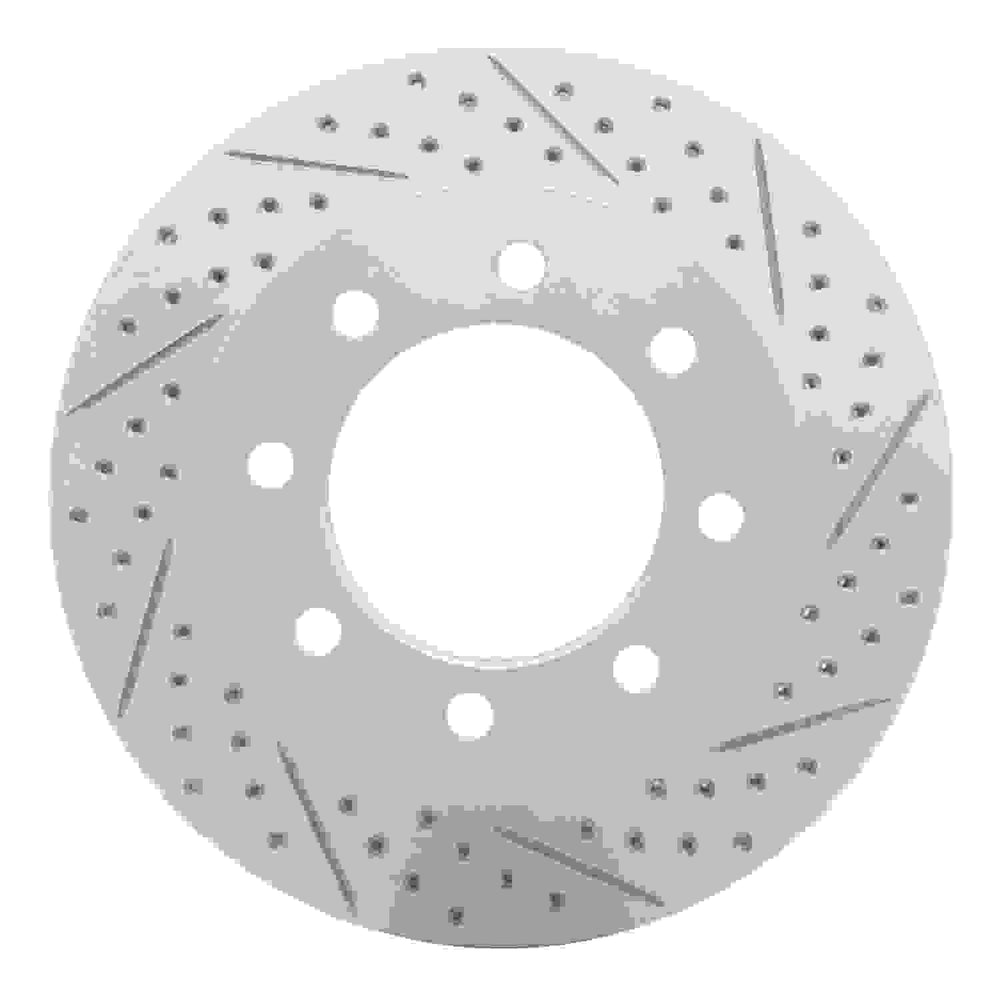 DFC 03-08 Dodge Ram 3500 Front Right Drilled & Slotted Geoperformance Rotor