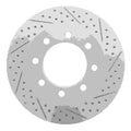 DFC 03-08 Dodge Ram 3500 Front Right Drilled & Slotted Geoperformance Rotor