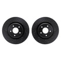R1 Concepts Brake Rotors - Slotted - Silver w/ 5000 Oep Pads Hdw Fits Nissan Qashqai